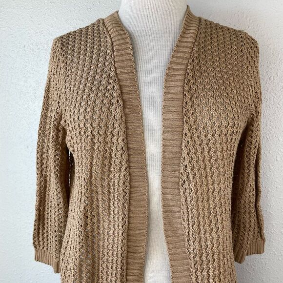 Passports Loose Knit Cardigan Sweater Size M EUC - Picture 2 of 7